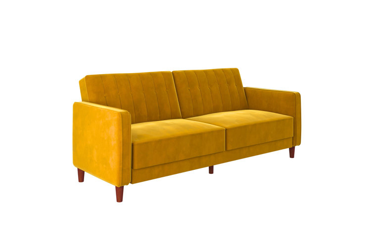 Wayfair shop yellow sofa